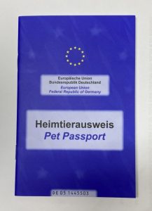 Europäischer Heimtierausweis